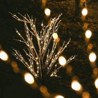 Berkenboom 160cm Bruin met 144 LED Lights Classic Warm