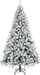 Besneeuwde kerstboom van 180 cm