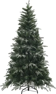 Besneeuwde kerstboom van kunststof en staal
