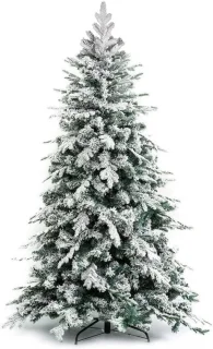 Besneeuwde kunstkerstboom – 240 cm – groen
