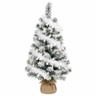 Besneeuwde kunstkerstboom van 75 cm