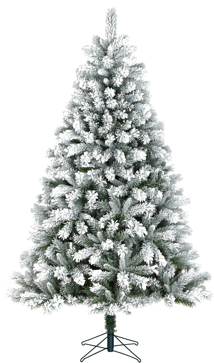 Black Box Chandler Franse kunstkerstboom 215x125 cm besneeuwd groen