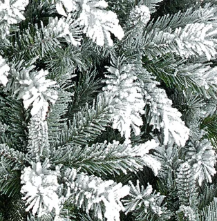 Black Box Chandler Franse kunstkerstboom 215x125 cm besneeuwd groen