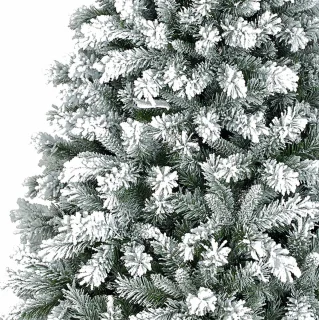 Black Box Chandler Franse kunstkerstboom 215x125 cm besneeuwd groen