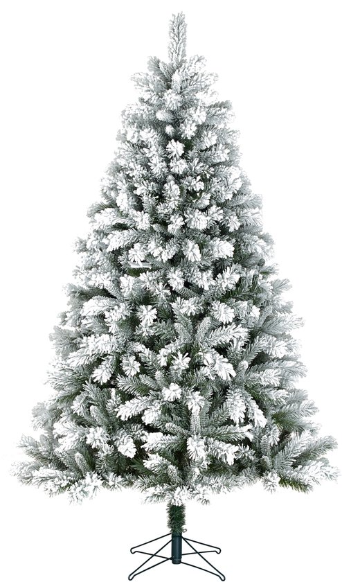 Black Box Chandler Franse kunstkerstboom 215x125 cm besneeuwd groen