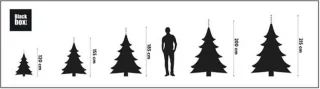 Black Box Frasier Fir Kunstkerstboom 230x147 cm