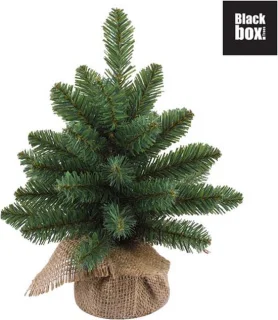 Black Box Kunstkerstboom Derby PVC Groen 20x20x30 cm