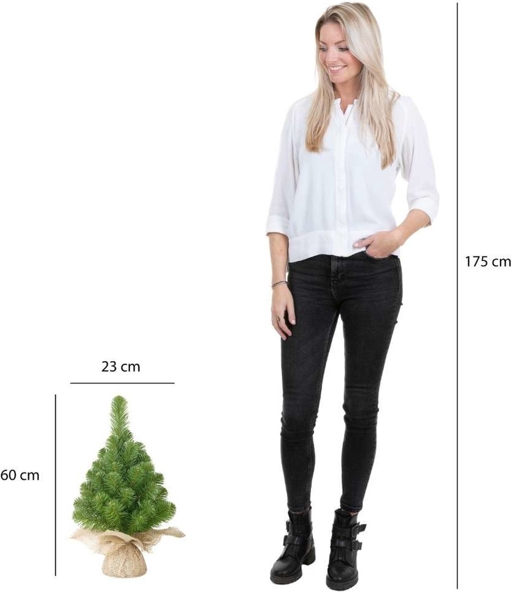 Black Box Norton Kunstkerstboom Groen 60x23 cm