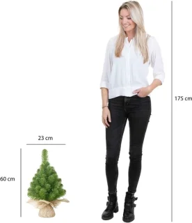 Black Box Norton Kunstkerstboom Groen 60x23 cm