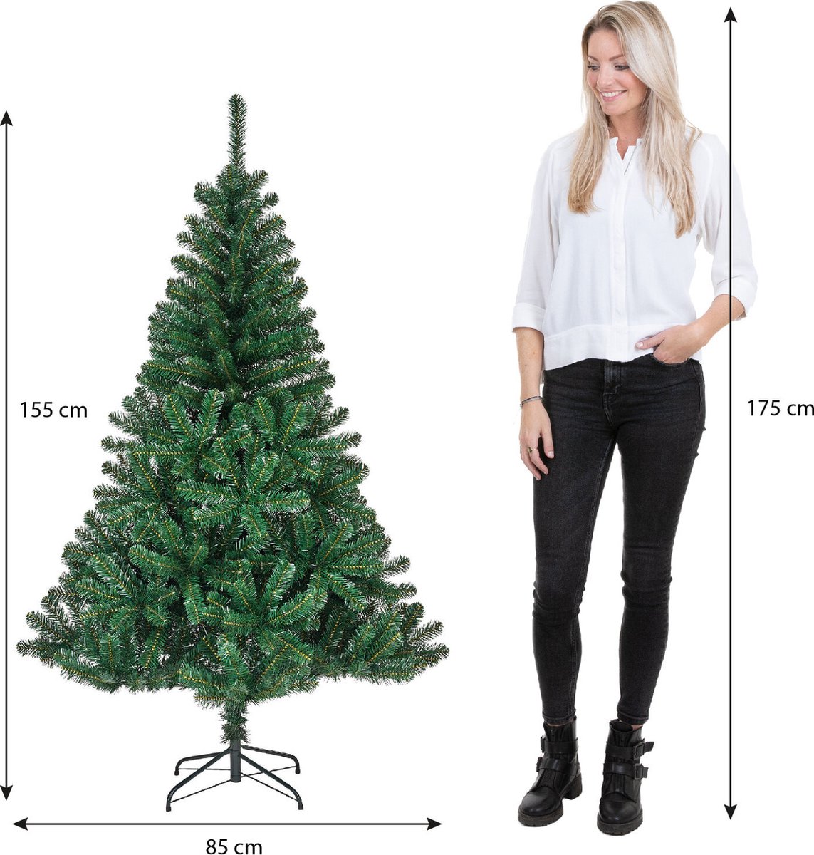Black Box Trees Bedford Kunstkerstboom 155 cm Groen