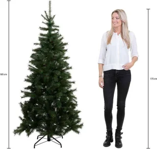 Black Box Trees Brampton Kunstkerstboom Slim H185 cm Groen