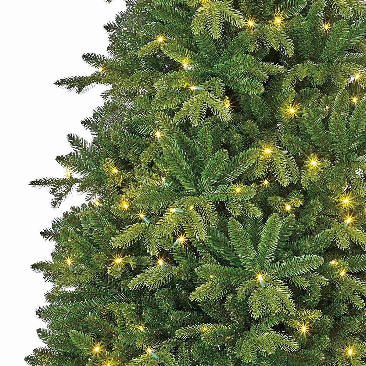 Black Box Trees Brampton Kunstkerstboom Slim LED H215xØ125 cm Groen