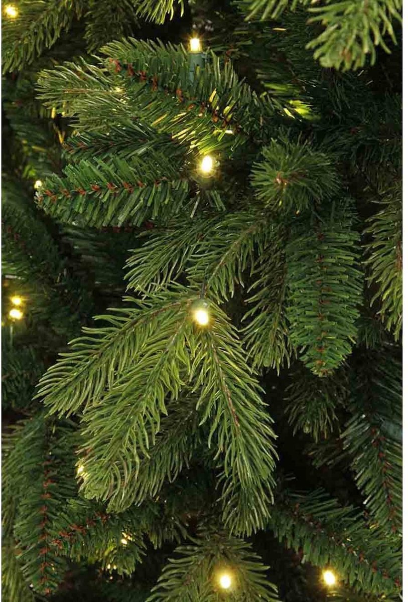 Black Box Trees Brampton Kunstkerstboom Slim LED H215xØ125 cm Groen