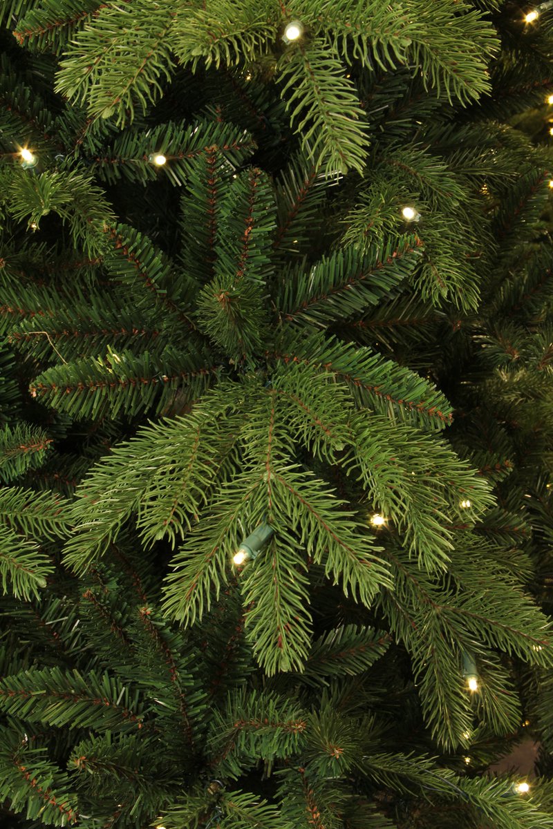 Black Box Trees Brampton Kunstkerstboom Slim LED H215xØ125 cm Groen