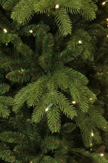 Black Box Trees Brampton Kunstkerstboom Slim LED H215xØ125 cm Groen