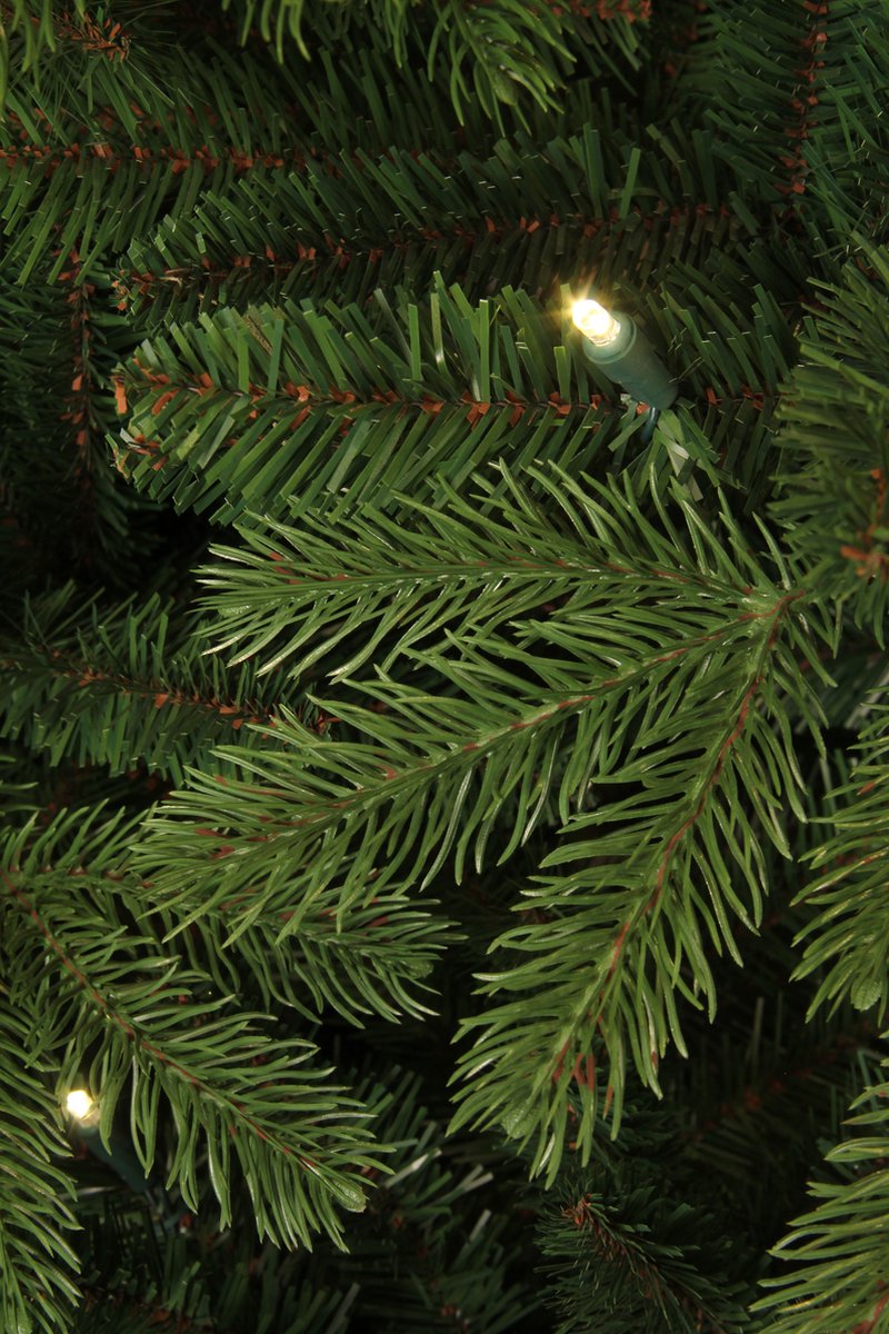 Black Box Trees Brampton Kunstkerstboom Slim LED H215xØ125 cm Groen