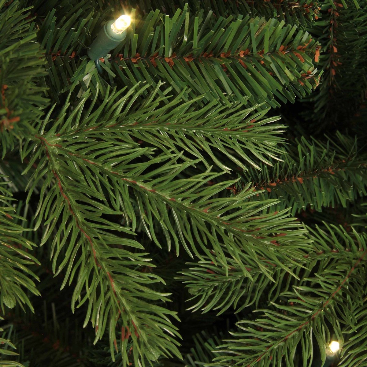 Black Box Trees Brampton Kunstkerstboom Slim LED H215xØ125 cm Groen