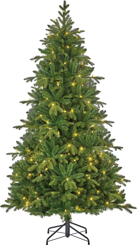 Black Box Trees Brampton Kunstkerstboom Slim LED H215xØ125 cm Groen