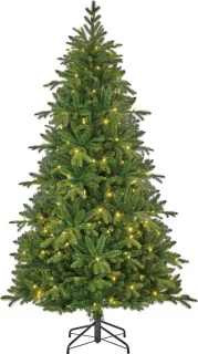Black Box Trees Brampton Kunstkerstboom Slim LED H215xØ125 cm Groen