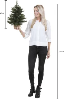 Black Box Trees Brewer Kunstkerstboom H45 Ø36 cm Frosted Green