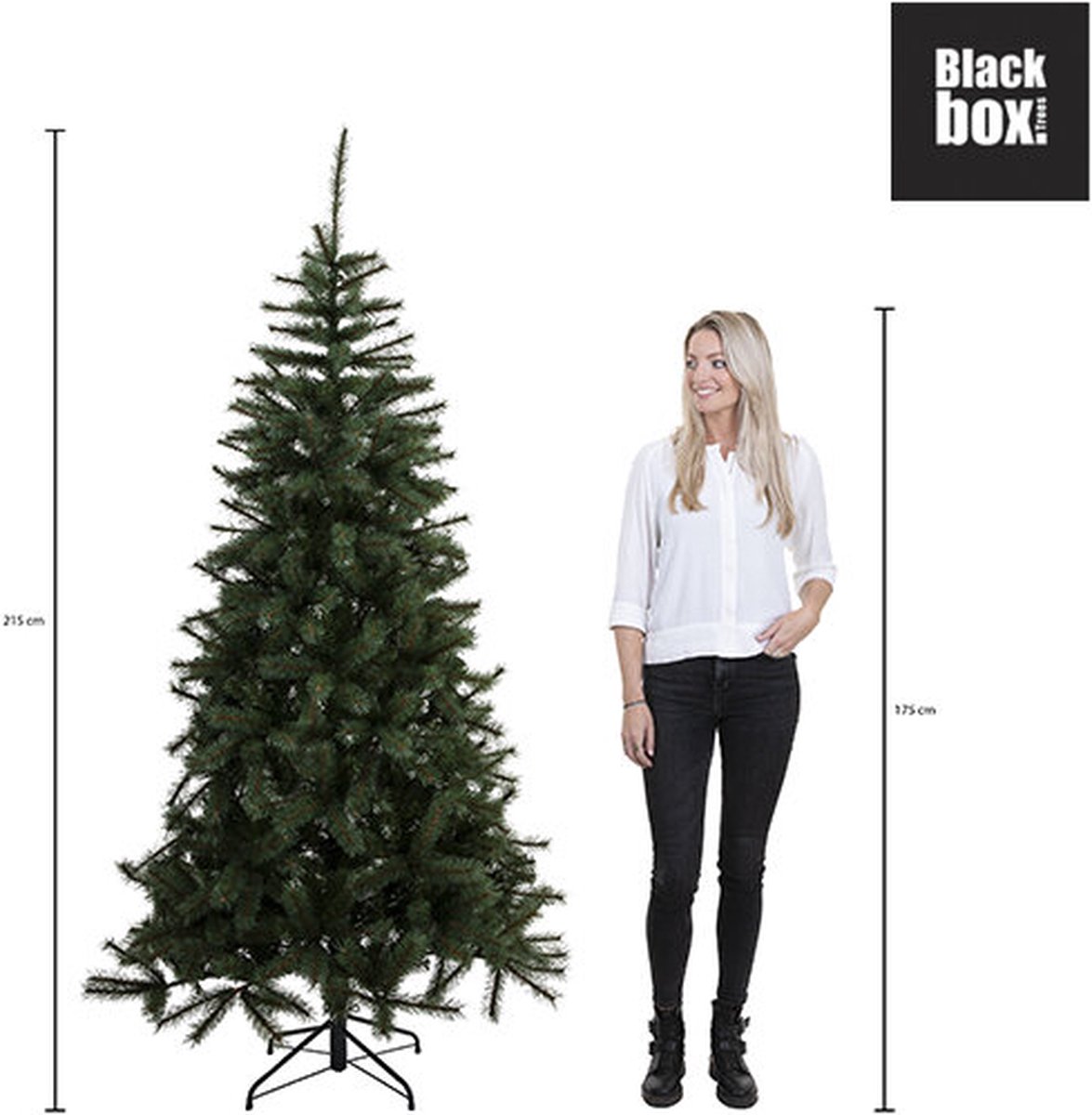 Black Box Trees Charlton Kunstkerstboom Groen H215xØ127 cm
