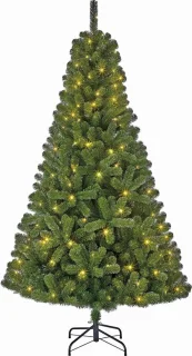 Black Box Trees Charlton Kunstkerstboom LED H155xØ91 cm Groen