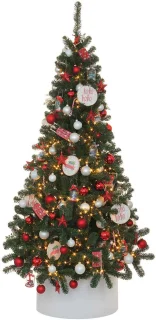 Black Box Trees Charlton Kunstkerstboom LED H215cm Groen