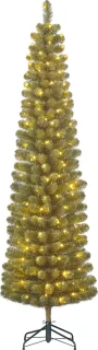 Black Box Trees Charlton Pilar kerstboom led 160L groen warm wit h215xd56cm