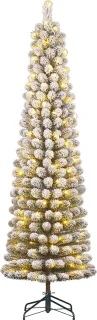 Black Box Trees Charlton Smalle Kunstkerstboom Groen Frosted