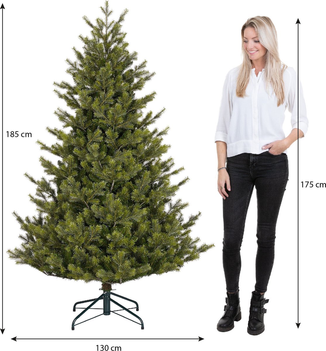 Black Box Trees Clive Kunstkerstboom H185 Ø130 cm Groen
