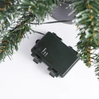 Black Box Trees Creston Kerstboomset 2 bomen + 1 krans Groen
