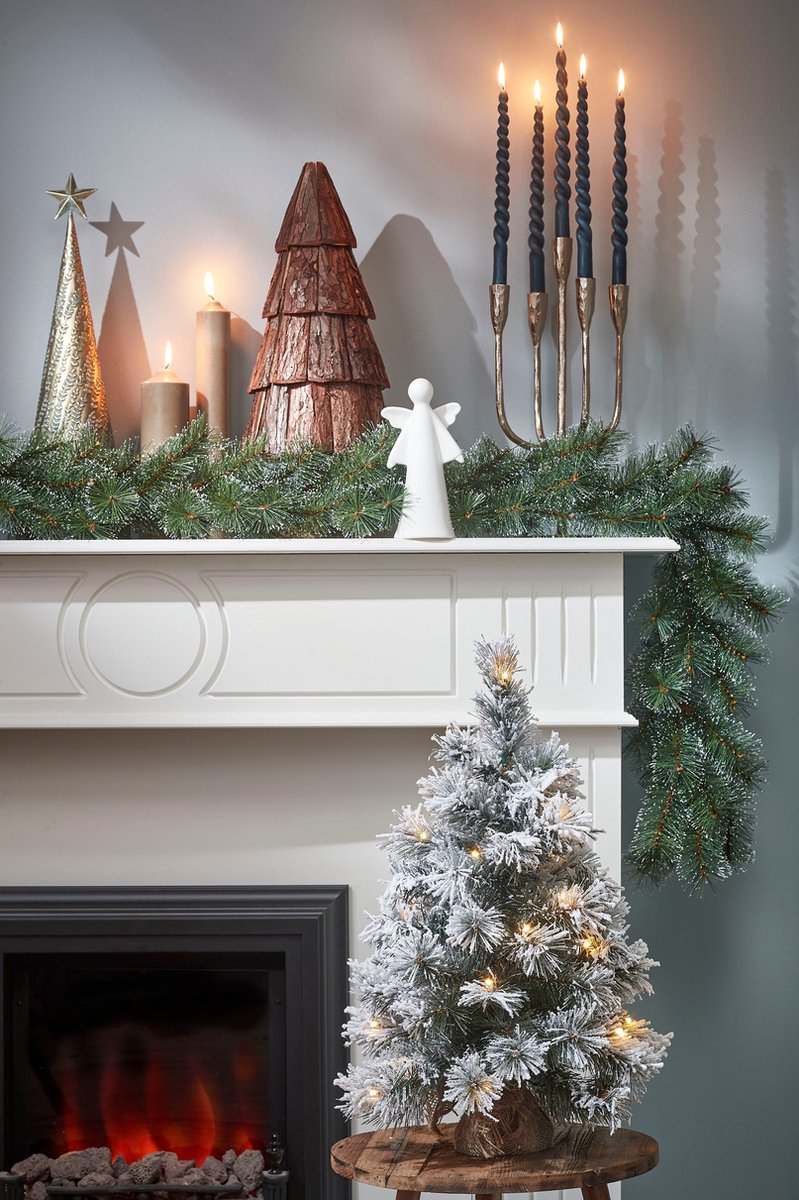 Black Box Trees Dinsmore Kunstkerstboom H60 x Ø50 cm Frosted Green
