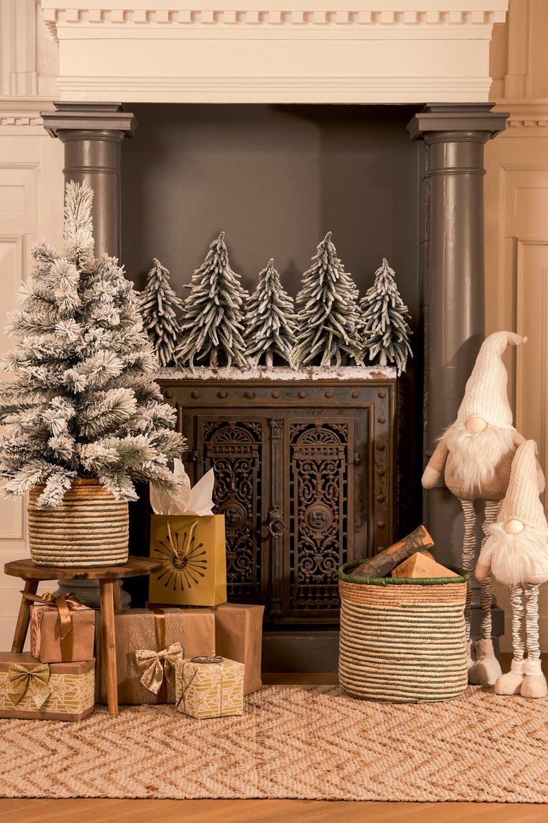 Black Box Trees Dinsmore Kunstkerstboom H90 Pot Frosted Green
