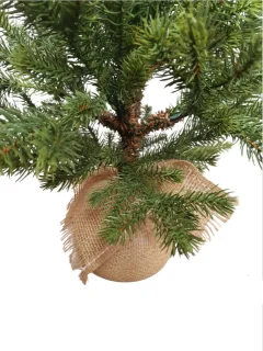 Black Box Trees Flachau Burlap Kunstkerstboom