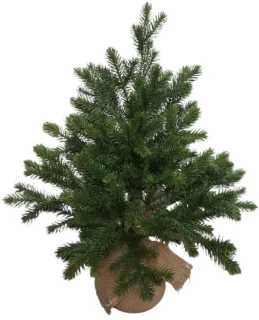 Black Box Trees Flachau Burlap Kunstkerstboom