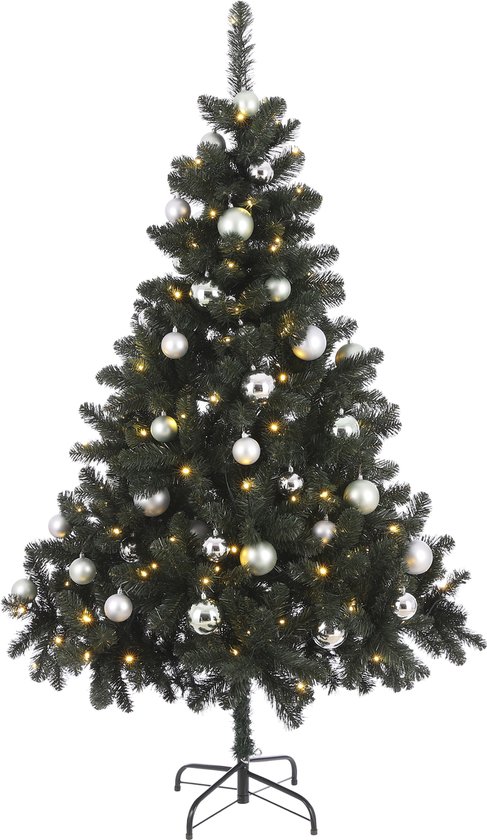 Black Box Trees Fynn Kerstboom 140 LED 185x115 cm Zilver