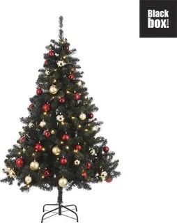 Black Box Trees Fynn Kunstkerstboom H185 cm - Rood/Goud