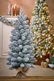 Black Box Trees Gerlos Kunstkerstboom Smal H75 Groen Frosted