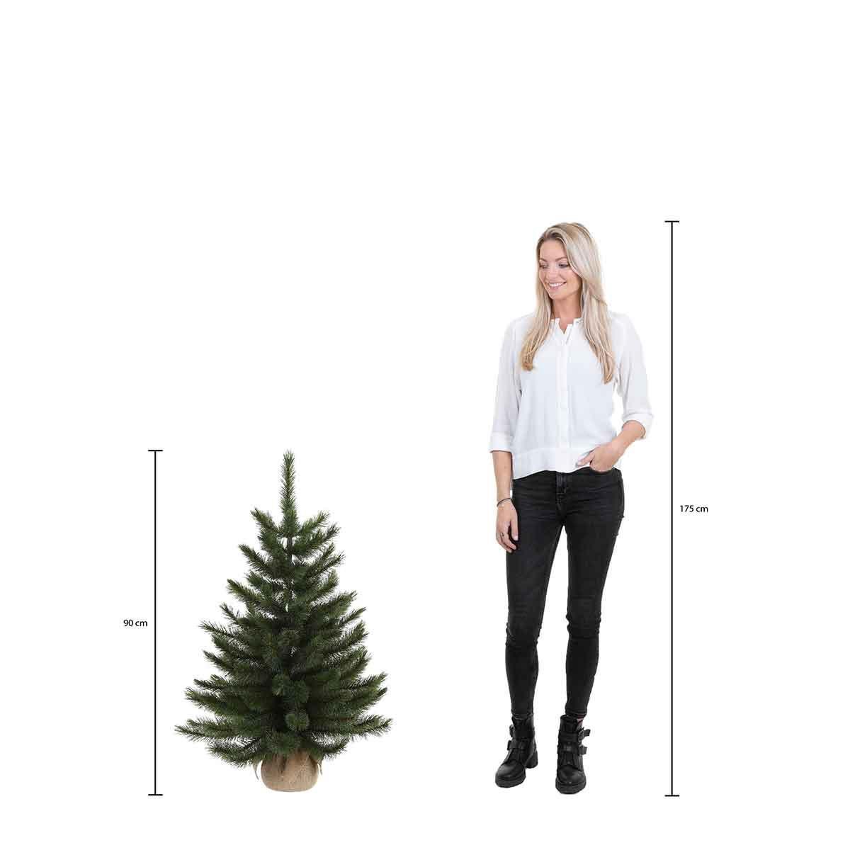 Black Box Trees Glendon Kunstkerstboom H90 x Ø51 cm Groen