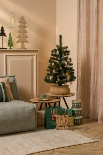 Wat vinden we goed aan de Black Box Trees Joy Kunstkerstboom Groen/Goud