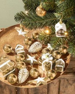 Black Box Trees Joy Kunstkerstboom Groen/Goud