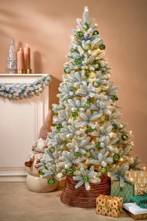 Black Box Trees Nagoya Kunstkerstboom H120 Frosted Groen