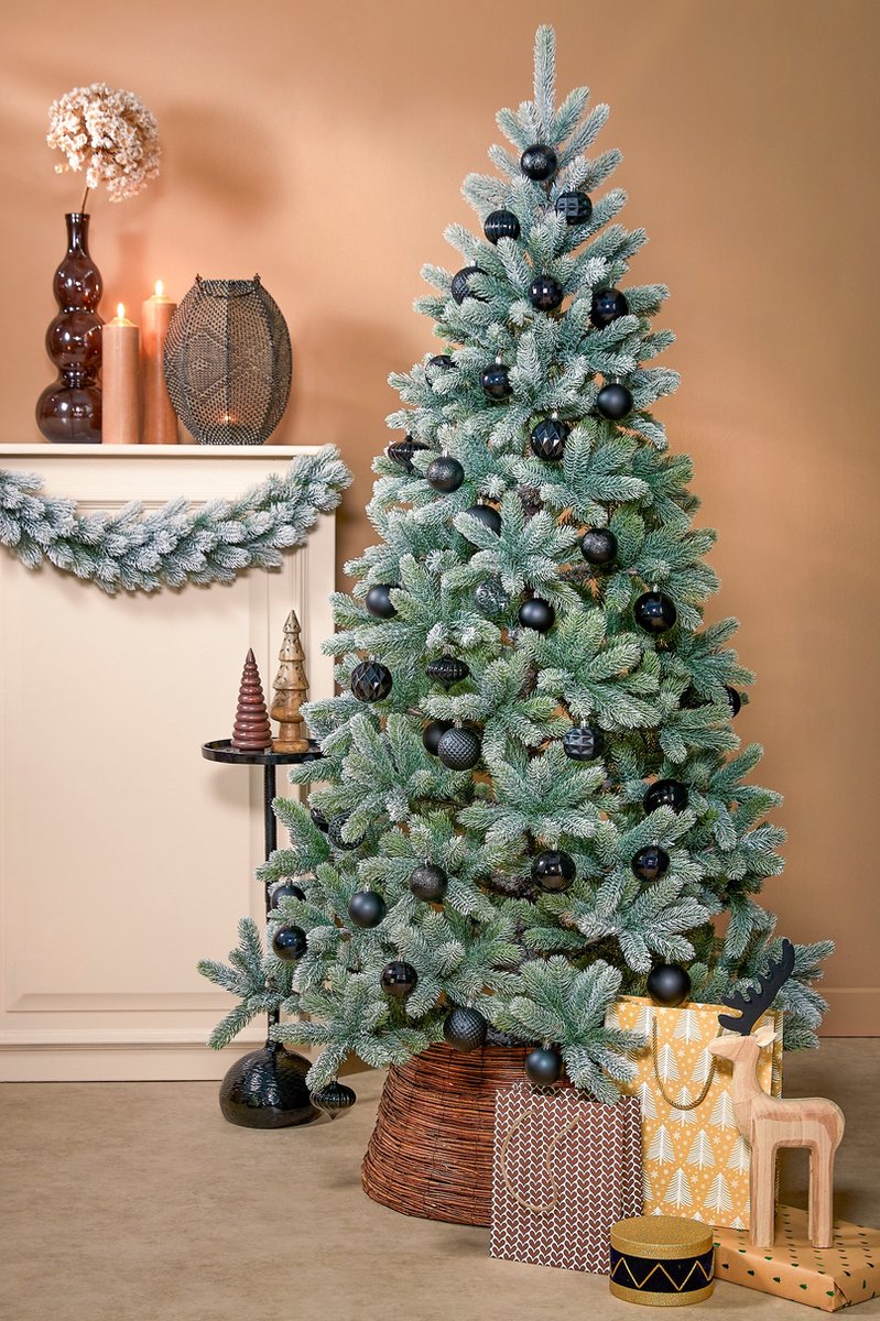 Black Box Trees Nagoya Kunstkerstboom H150 Groen Frosted