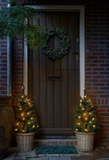 Black Box Trees Riverton Kunstkerstboom LED H90xØ58 cm Groen