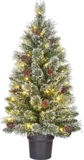 Black Box Trees Vandans Kunstkerstboom in Pot