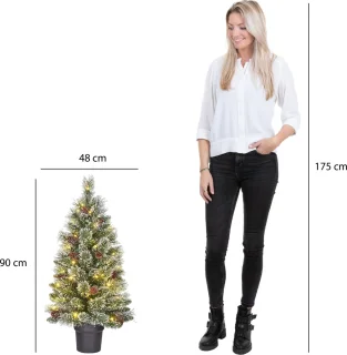 Black Box Trees Vandans Kunstkerstboom in Pot