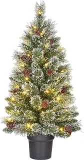 Black Box Trees Vandans Kunstkerstboom in Pot