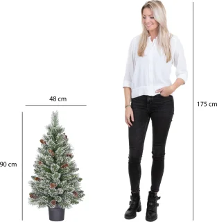 Black Box Trees Vandans Kunstkerstboom in pot