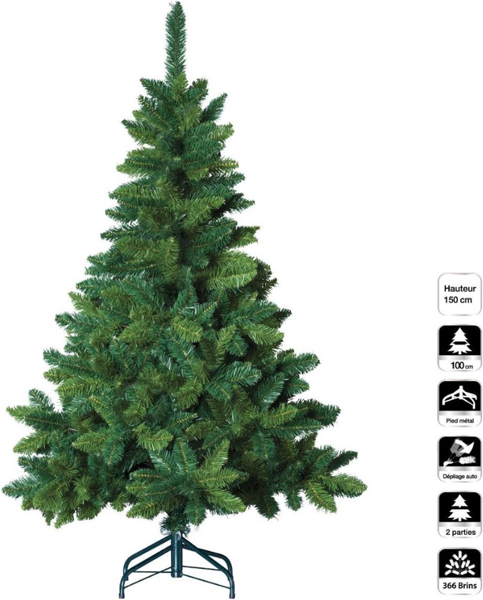 Blooming Kunstkerstboom Groen 150 cm