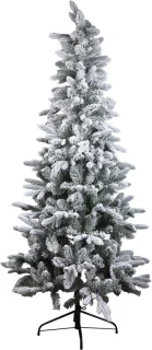 Boom mixed pvc flocking groen 180 cm